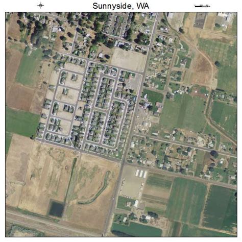 Aerial Photography Map of Sunnyside, WA Washington