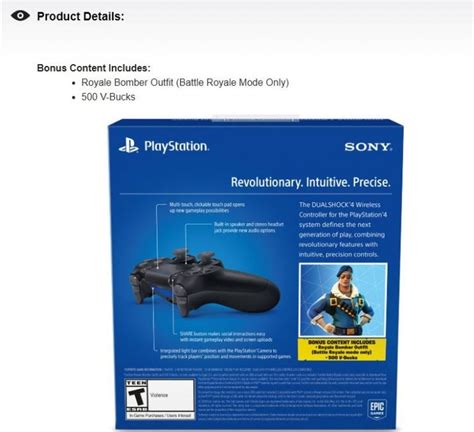 New PS4 Controller Bundle Includes Royale Bomber Outfit - Fortnite Insider