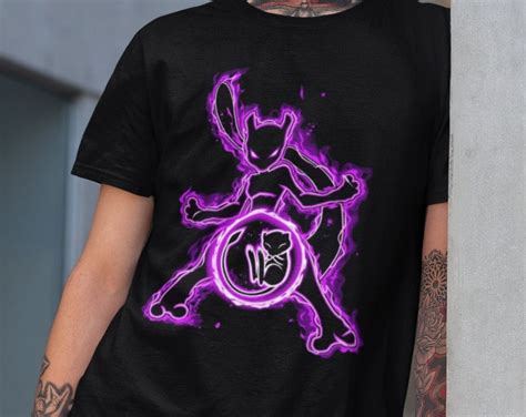 T-Shirt Black MewTwo, Pokemon Go, Vintage Pokemon shirt sold by Isa ...