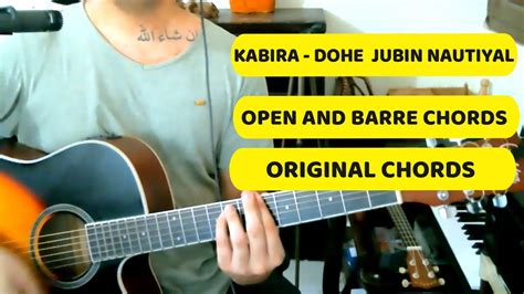 KABIRA - DOHE - JUBIN NAUTIYAL | GUITAR CHORDS LESSON - YouTube