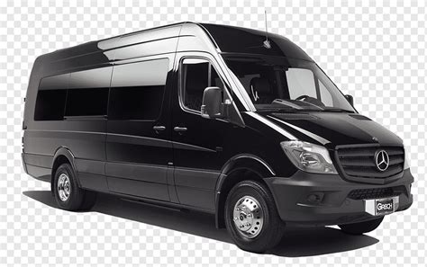 Black Mercedes-Benz utility van, Bus Mercedes-Benz Sprinter Van Luxury vehicle Car, Van, compact ...