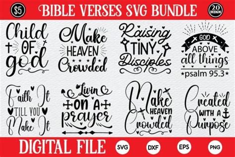 Bible Verses SVG Bundle Bundle · Creative Fabrica