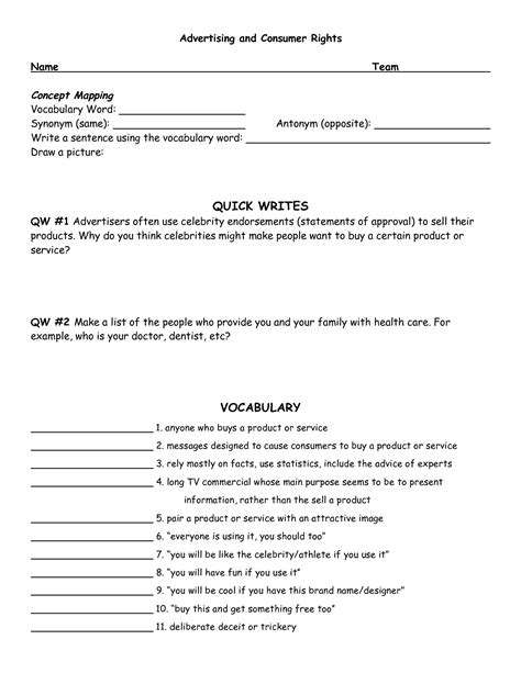 Fbla Advertising Slogans Worksheet | chocolatesarelove.blogspot.com