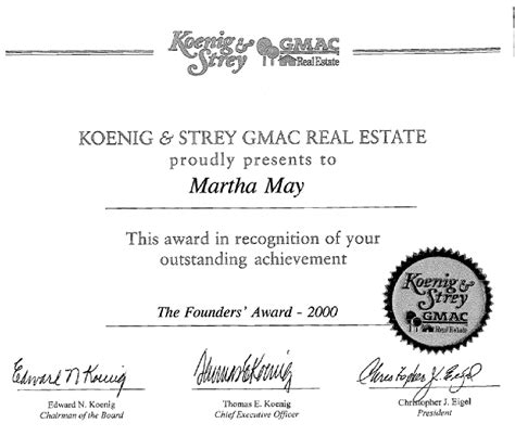 Founder's Award - Martha May | North Shore and Chicago Realtor