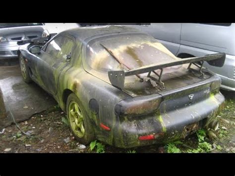 ABANDONED Mazda Rx-7 - RESTORATION 9 years of now good life :) - YouTube