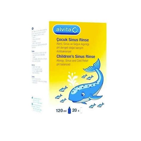 Alvita 120 ml Sinus Rinse Kit Burun Spreyi | iyiyizbiz