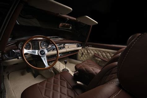 Brown retro inside | Mercedes benz, Mercedes car, Benz