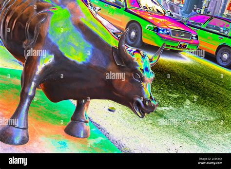 Abstract Wall Street bull symbol Stock Photo - Alamy