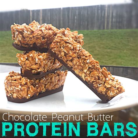 Ripped Recipes - Chocolate Peanut Butter Protein Bars