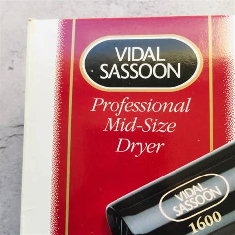 VIDAL SASSOON PROFESSIONAL Turbo VS-736 Hair Dryer $24.95 - PicClick