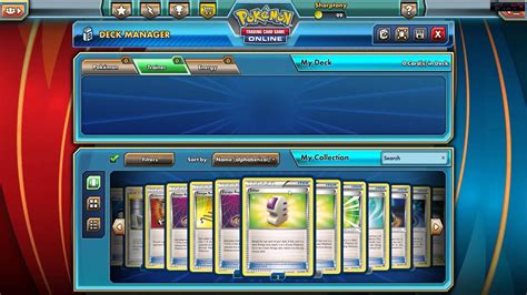 Pokémon TCG Online Tutorial : Building a Deck - YouTube