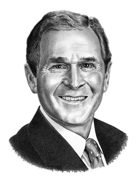 George Bush Sketch at PaintingValley.com | Explore collection of George ...