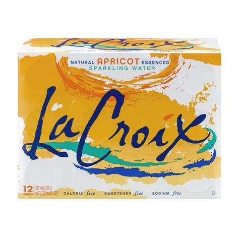 LaCroix Sparkling Water, Apricot (12 fl oz) - Instacart