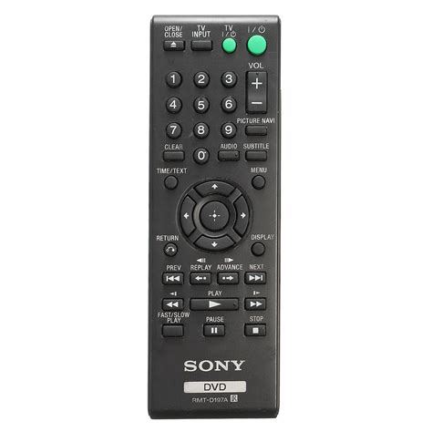 Remote Control for SONY RMT-D197A DVD DVP-SR210 DVP-SR210P DVP-SR510 ...