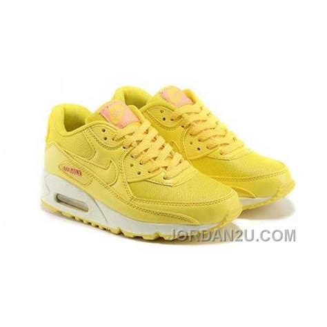 Nike Air Max 90 Womens Yellow Online X83hf, Price: $74.00 - New Air Jordan Shoes 2018 - Jordan2U.com