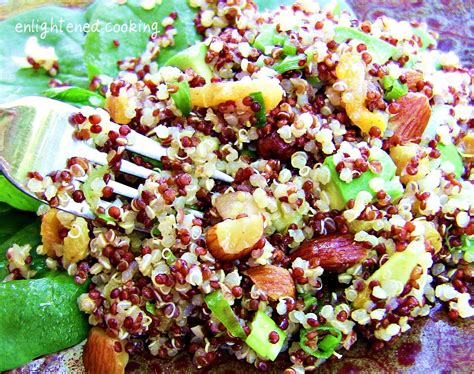 Red Quinoa and Arugula Salad with BACON!