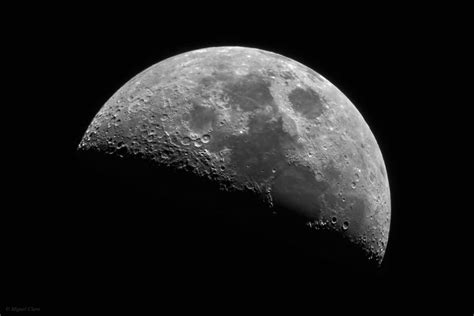 The First Quarter Moon @ Astrophotography by Miguel Claro