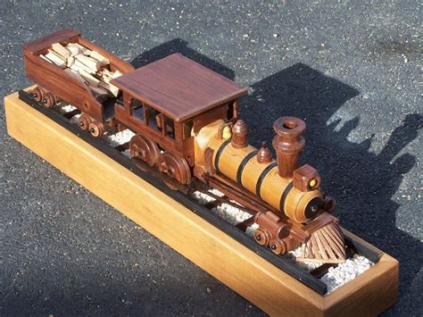 1860's Steam Locomotive | Wood toys plans, Woodworking projects ...