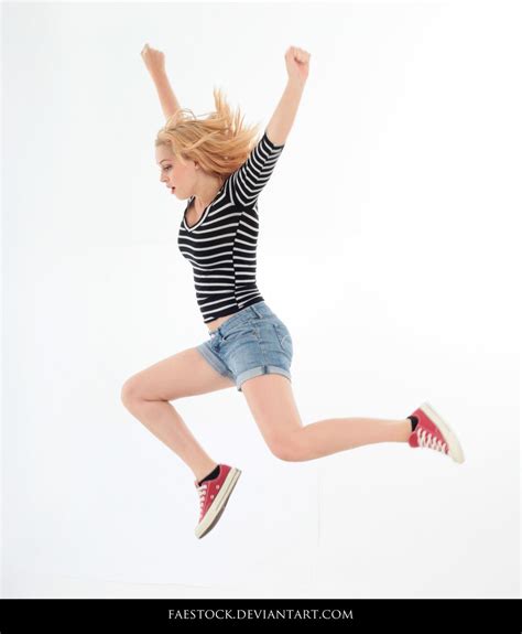 Jumping - Action Pose Reference 9 by faestock on DeviantArt | Action ...