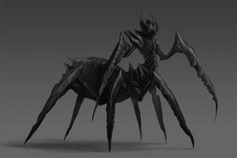 Demon Spider Design by BABAGANOOSH99 on DeviantArt | Creature concept art, Dark creatures ...