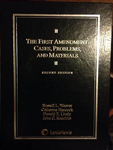 FIRST AMENDMENT CASES, PROBLEMS, AND MATERIALS - Hardcover **Mint ...