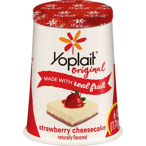 Yoplait Original Yogurt Strawberry Cheesecake, 6 oz - Walmart.com - Walmart.com