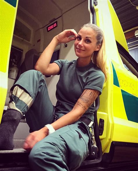 Swedish ambulance EMT girl | Firefighter pictures, Med school motivation, Hot firefighters