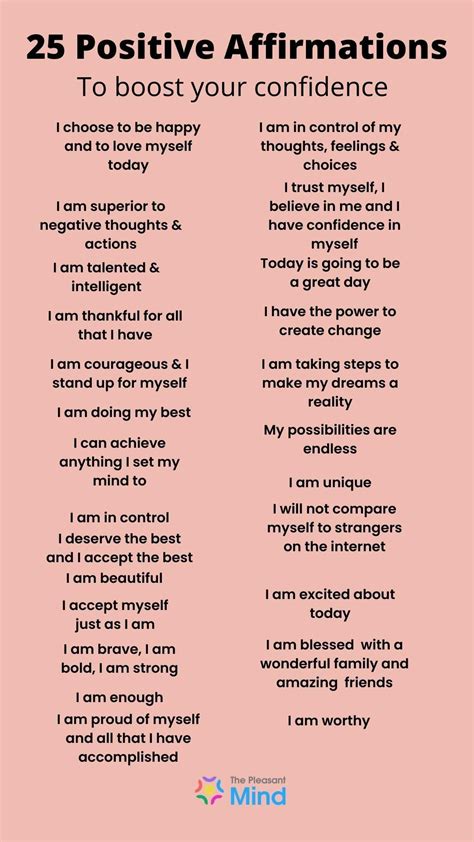 Positive affirmations – Artofit