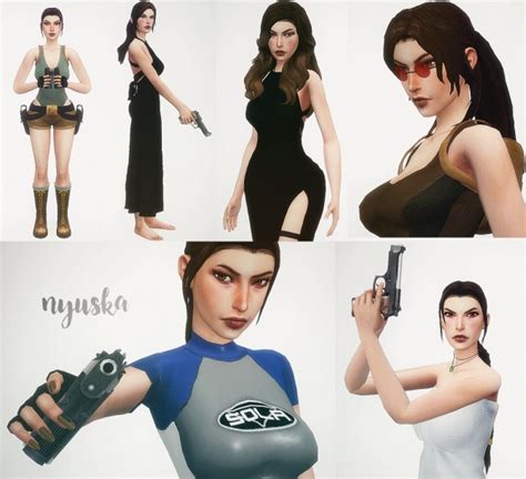 Lara Croft - Sims 4 Sims