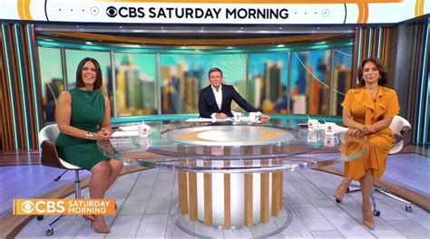 'CBS Saturday Morning' debuts, taking its own spin on weekday edition's look - NewscastStudio