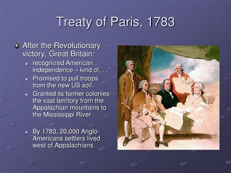 PPT - Treaty of Paris, 1783 PowerPoint Presentation, free download - ID ...