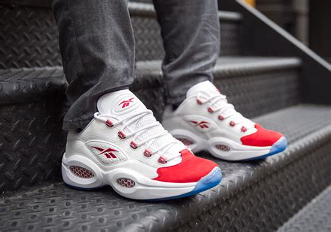 The Reebok Question Low's OG White/Red Colorway Launches Tomorrow ...