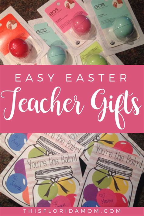 Easy Easter Teacher Gifts – “Pin-spiration” | Easter teacher gifts, Diy teacher gifts, Craft ...