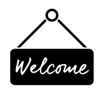 Welcome PNG transparent image download, size: 2625x731px