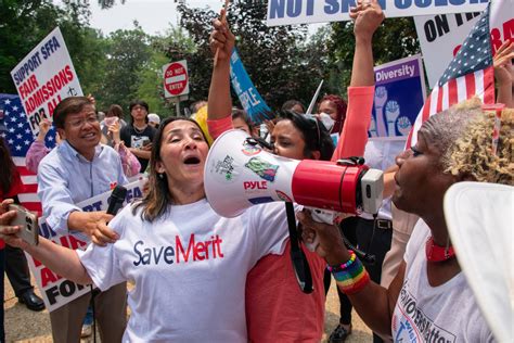 Protesters Rally in Washington After Supreme Court Ends Affirmative Action | News | The Harvard ...