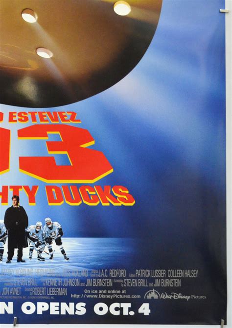 D3 : The Mighty Ducks - Original Movie Poster