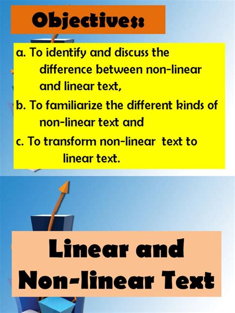 Linear and Nonlinear Text | Chart | Infographics