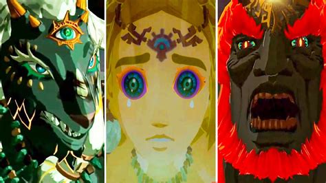 All Characters To Monsters Transformations Scenes - Zelda Tears Of The Kingdom 2023 - YouTube