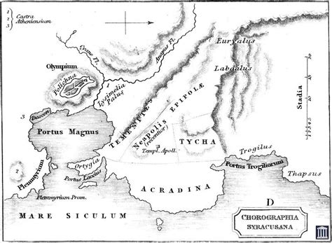 Map_Ancient_Syracuse | Ancient maps, Ancient, Map