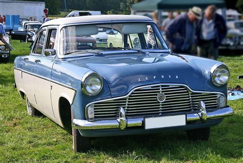 1956/62 Ford Zephyr 206E MKII 4-Door Saloon 2.5L (156ci) Straight Six Cylinder OHV engine | Ford ...