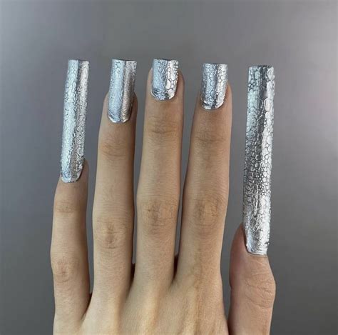 Crazy Platinum Nails! Would you use this?