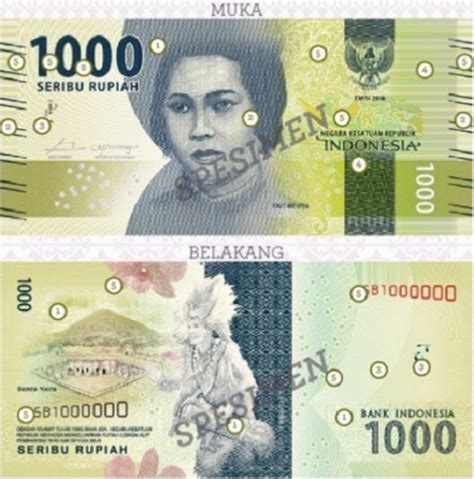 11 gambar uang terbaru Indonesia tahun keluaran 2016 - uangindonesia.com