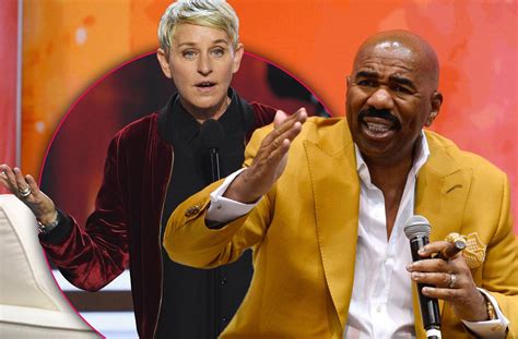 Steve Harvey Fighting Ellen DeGeneres For Talk Show Celebrity Guests