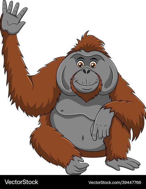 Orangutan Cartoon Drawing