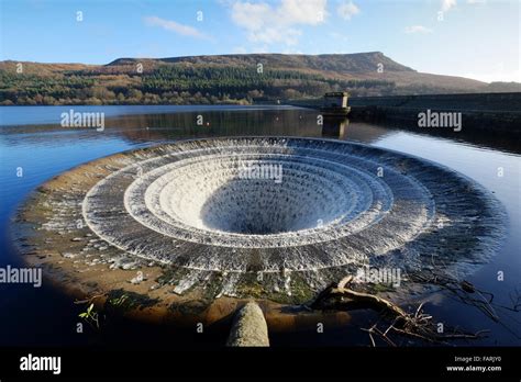 England, Derbyshire, Peak District National Park. Sinkhole overflow for ...