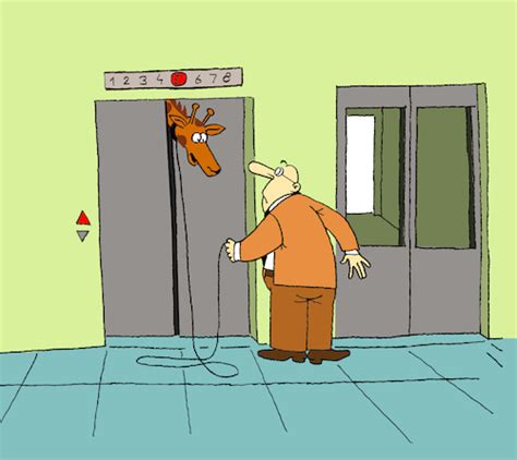 Elevator... By berk-olgun | Media & Culture Cartoon | TOONPOOL