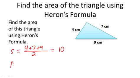Heron's Formula ( Video ) | Trigonometry | CK-12 Foundation