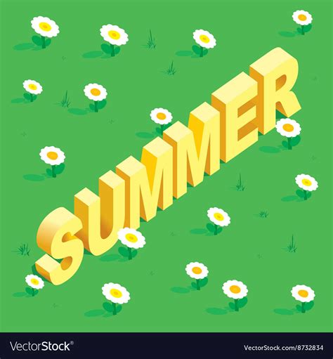 Seamless simple flowers patterns word summer Vector Image