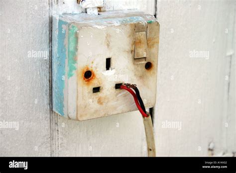 Dangerous electrical plug socket Stock Photo, Royalty Free Image ...