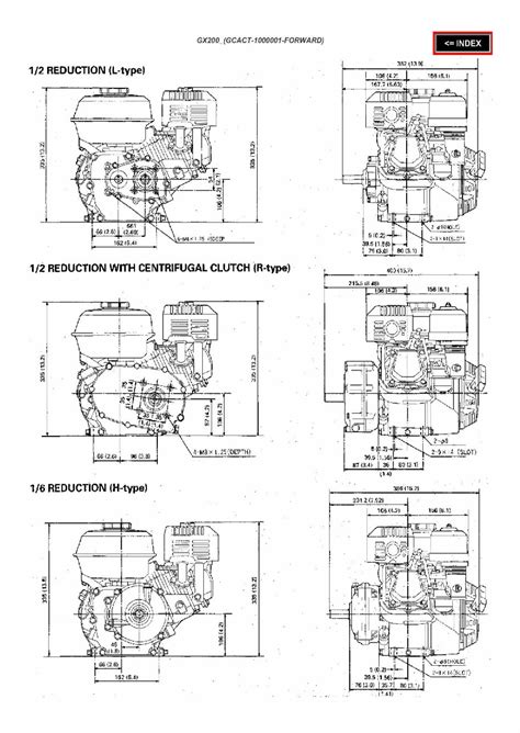 Honda GX200 Horizontal Shaft Engine Complete Workshop Service Repair Manual